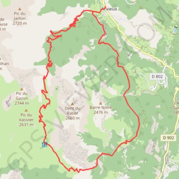 Itinéraire Furfande, distance, dénivelé, altitude, carte, profil, trace GPS