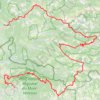 Itinéraire DU VENTOUX AUX BARONNIES PROVENÇALES, distance, dénivelé, altitude, carte, profil, trace GPS