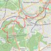 Itinéraire Le GR 22 dans les Hauts de Seine, distance, dénivelé, altitude, carte, profil, trace GPS