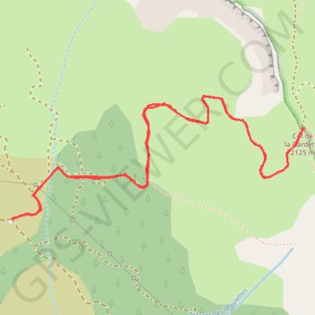 Itinéraire Col de la Gardette, distance, dénivelé, altitude, carte, profil, trace GPS