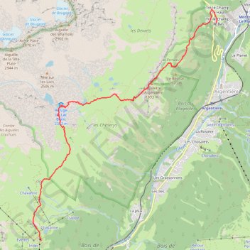 Itinéraire NewTrack, distance, dénivelé, altitude, carte, profil, trace GPS
