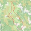 Itinéraire De Montsèlgues au petit village de Thines, distance, dénivelé, altitude, carte, profil, trace GPS