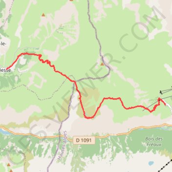 Itinéraire De Besse au Chazelet, distance, dénivelé, altitude, carte, profil, trace GPS