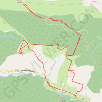 Itinéraire Le col des portes, distance, dénivelé, altitude, carte, profil, trace GPS
