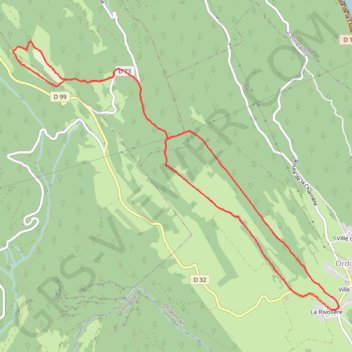 Itinéraire Le Calvaire de Porte, distance, dénivelé, altitude, carte, profil, trace GPS