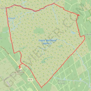 Itinéraire Balade en Belgique, distance, dénivelé, altitude, carte, profil, trace GPS