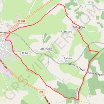 Itinéraire Pays de Craponne - Craponne, distance, dénivelé, altitude, carte, profil, trace GPS