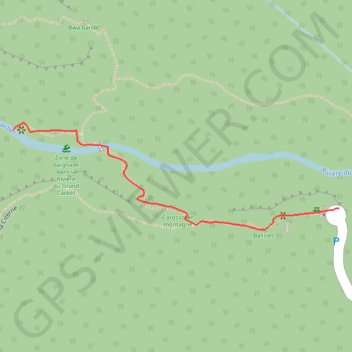 Itinéraire Deuxieme Chute du Carbet, distance, dénivelé, altitude, carte, profil, trace GPS