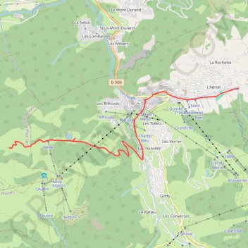Itinéraire Montée à l'alpage, distance, dénivelé, altitude, carte, profil, trace GPS