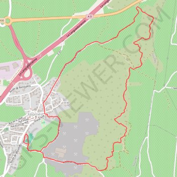 Itinéraire Les Fosses de Fournès, distance, dénivelé, altitude, carte, profil, trace GPS