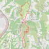 Itinéraire une sortie en VTTAE avec Jérôme, Yoann et Richard, distance, dénivelé, altitude, carte, profil, trace GPS