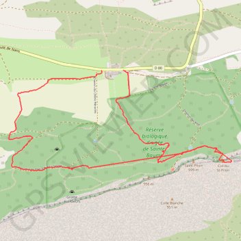 Itinéraire Walking 3/14/24 9:24 am, distance, dénivelé, altitude, carte, profil, trace GPS