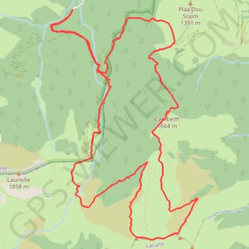 Itinéraire Circuit des Cinq Monts, distance, dénivelé, altitude, carte, profil, trace GPS