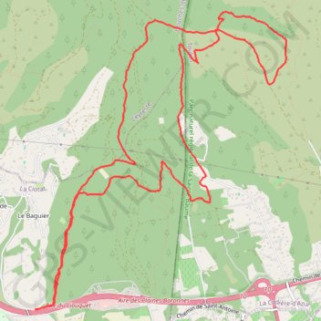Itinéraire Plaine baronne - Louisiane, distance, dénivelé, altitude, carte, profil, trace GPS
