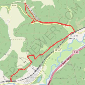 Itinéraire Velars marche nordique, distance, dénivelé, altitude, carte, profil, trace GPS