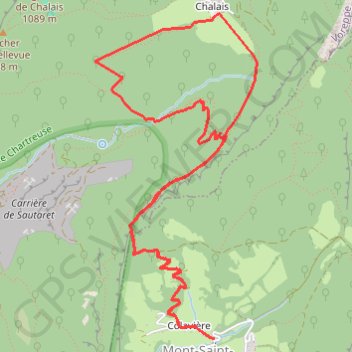 Itinéraire Mont saint martin chartreuse, distance, dénivelé, altitude, carte, profil, trace GPS