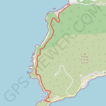 Itinéraire ITICOR2AV5008XR, distance, dénivelé, altitude, carte, profil, trace GPS