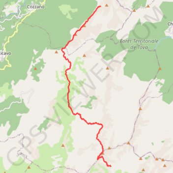 Itinéraire Du refuge d'Usciolu au refuge d'Asinau, distance, dénivelé, altitude, carte, profil, trace GPS