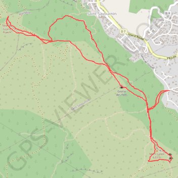Itinéraire Grottes aux Fées et Voleurs, distance, dénivelé, altitude, carte, profil, trace GPS