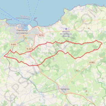 Itinéraire 2 - Vélo 2024 - 62.3 km, distance, dénivelé, altitude, carte, profil, trace GPS