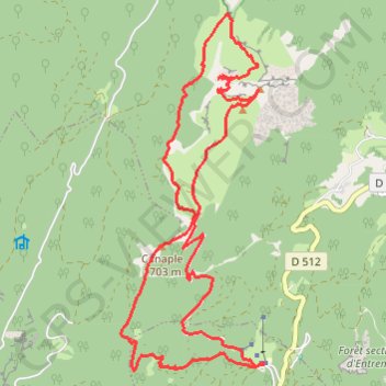 Itinéraire Tour du Charmant Som, distance, dénivelé, altitude, carte, profil, trace GPS
