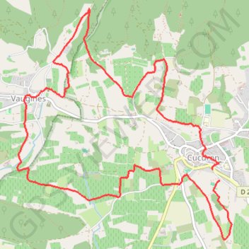 Itinéraire Michel- cucuron vaugines, distance, dénivelé, altitude, carte, profil, trace GPS