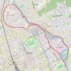 Itinéraire Le Bras Vert - Nancy, distance, dénivelé, altitude, carte, profil, trace GPS