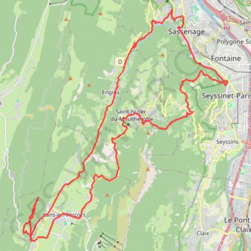 Itinéraire Croix de Jaume, distance, dénivelé, altitude, carte, profil, trace GPS