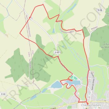 Itinéraire CHATEAUMEILLANT - 11 km-6727739, distance, dénivelé, altitude, carte, profil, trace GPS