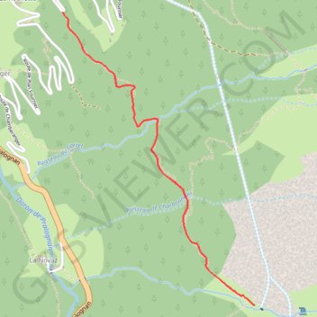Itinéraire Cascade de la Vuzelle A/R, distance, dénivelé, altitude, carte, profil, trace GPS
