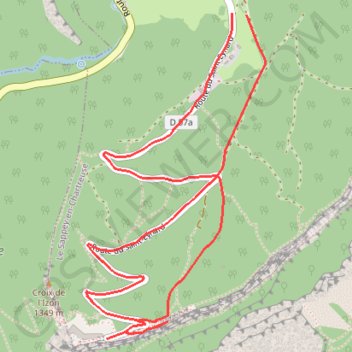 Itinéraire Sortie raquettes fort du Saint Eynard, distance, dénivelé, altitude, carte, profil, trace GPS