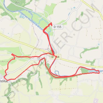 Itinéraire Circuit de Pomeleuc - Josselin, distance, dénivelé, altitude, carte, profil, trace GPS
