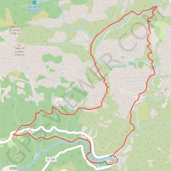 Itinéraire Fughicchie, distance, dénivelé, altitude, carte, profil, trace GPS