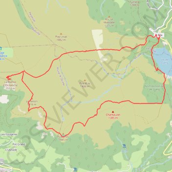 Itinéraire 02/09/2013 7:56 Banne D'ordanche Et Puy Gros, distance, dénivelé, altitude, carte, profil, trace GPS