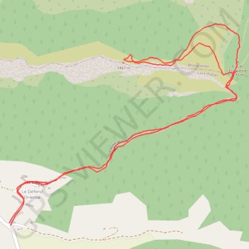 Itinéraire La Clapouyre, distance, dénivelé, altitude, carte, profil, trace GPS