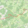 Itinéraire Ouroux - Proprière, distance, dénivelé, altitude, carte, profil, trace GPS