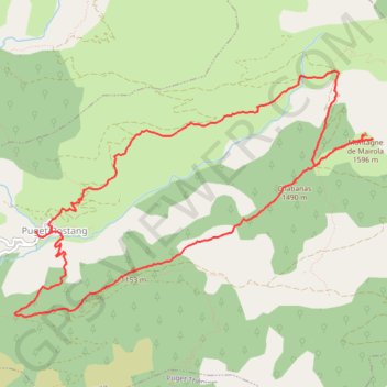 Itinéraire Circuit de Mairola, distance, dénivelé, altitude, carte, profil, trace GPS