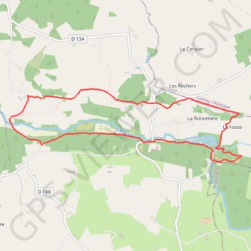 Itinéraire La Fosse Arthour, distance, dénivelé, altitude, carte, profil, trace GPS