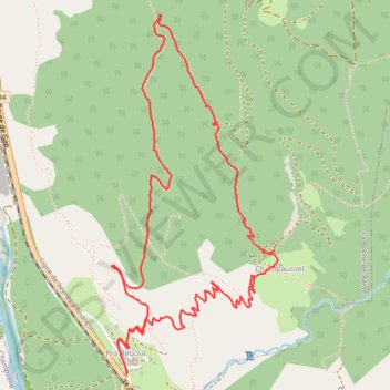 Itinéraire Pra Reboul, distance, dénivelé, altitude, carte, profil, trace GPS