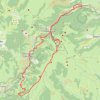 Itinéraire Laveissière,Plomb,Voie romaine,les gardes, distance, dénivelé, altitude, carte, profil, trace GPS