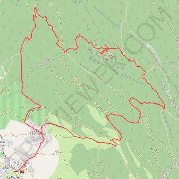 Itinéraire La Charvaz par les Follioules depuis Billième, distance, dénivelé, altitude, carte, profil, trace GPS