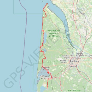 Itinéraire parcours_544648.gpx, distance, dénivelé, altitude, carte, profil, trace GPS