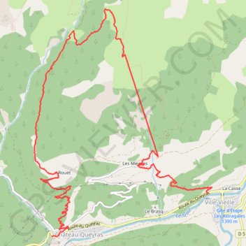 Itinéraire Col de la Crèche - randonnée pédestre, distance, dénivelé, altitude, carte, profil, trace GPS