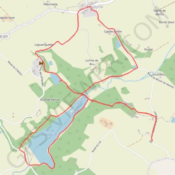Itinéraire EngayracEgliseSaintJulien2020, distance, dénivelé, altitude, carte, profil, trace GPS