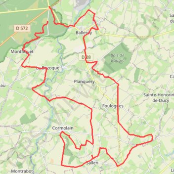 Itinéraire 2024-02-04-09-05-42, distance, dénivelé, altitude, carte, profil, trace GPS