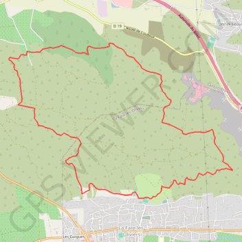 Itinéraire Boucle sur la colline de La Fare-les-Oliviers, distance, dénivelé, altitude, carte, profil, trace GPS
