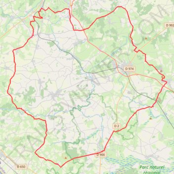 Itinéraire 1 - 2025 RdC 100 km v6 (2025-03-28), distance, dénivelé, altitude, carte, profil, trace GPS