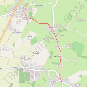 Itinéraire Liaison ES 1 - Parc regroupement, distance, dénivelé, altitude, carte, profil, trace GPS