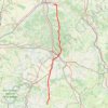 Itinéraire De Mardié dans le Loiret à Sugère dans l'Indre, distance, dénivelé, altitude, carte, profil, trace GPS