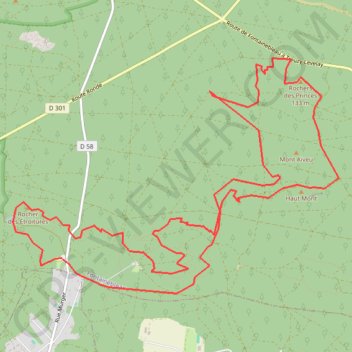 Itinéraire Autour de Beatrix, distance, dénivelé, altitude, carte, profil, trace GPS
